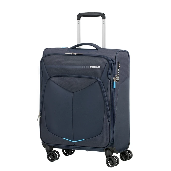 American Tourister Summerfunk Spinner 55 Expandable Navy 5 American Tourister Summerfunk Spinner 55 Expandable Navy - Afbeelding 3