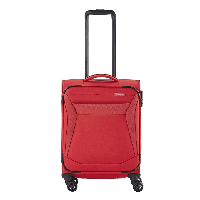Travelite Chios 4 Wiel Trolley S Red 3 Travelite Chios 4 Wiel Trolley S Red