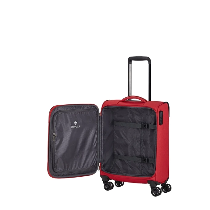Travelite Chios 4 Wiel Trolley S Red 9 Travelite Chios 4 Wiel Trolley S Red - Afbeelding 7