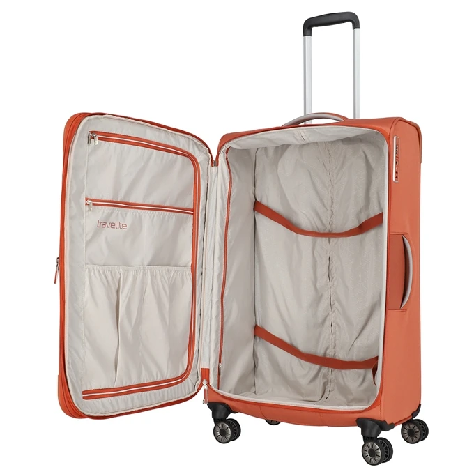 Travelite Miigo 4 Wheel Trolley L Expandable Copper/chutney 10 Travelite Miigo 4 Wheel Trolley L Expandable Copper/chutney - Afbeelding 8