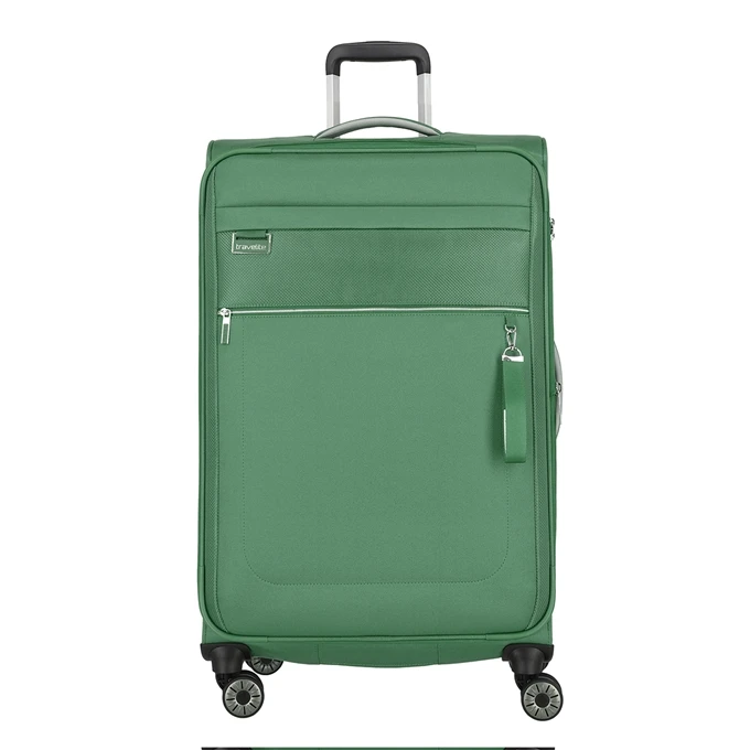 Travelite Miigo 4 Wheel Trolley L Expandable Green 3 Travelite Miigo 4 Wheel Trolley L Expandable Green