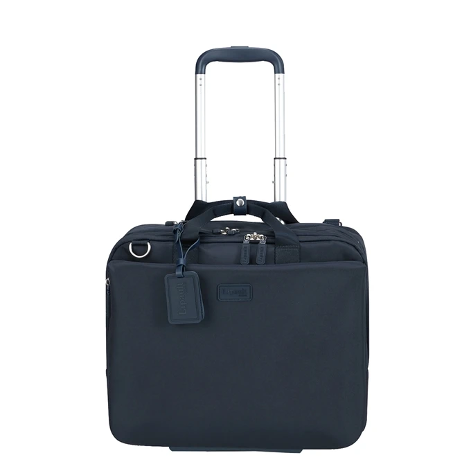 Lipault 4BIZ Rolling Tote Carbon Blue 3 Lipault 4BIZ Rolling Tote Carbon Blue