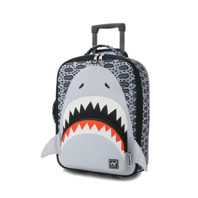 YLX Gear & Freek Vonk Trolley Koffer Luipaard Haai 5 YLX Gear & Freek Vonk Trolley Koffer Luipaard Haai - Afbeelding 3