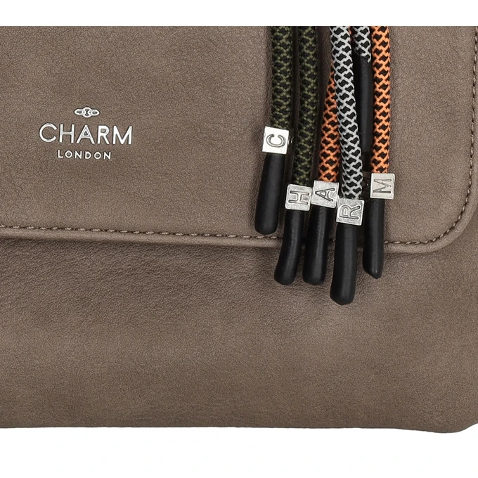 Charm London Tottenham Schoudertas II Taupe 9 Charm London Tottenham Schoudertas II Taupe - Afbeelding 7