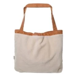 Mozz Mom Bag Teddy Suede Beige