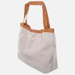 Mozz Mom Bag Teddy Suede Beige -Diverse Tassen image 10984