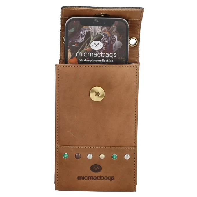 Micmacbags Masterpiece Telefoontasje Camel 7 Micmacbags Masterpiece Telefoontasje Camel - Afbeelding 5