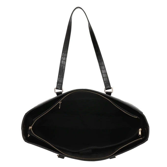 Charm London Midwood Shopper 15.6 Inch Laptopvak Black Croco 7 Charm London Midwood Shopper 15.6 Inch Laptopvak Black Croco - Afbeelding 5
