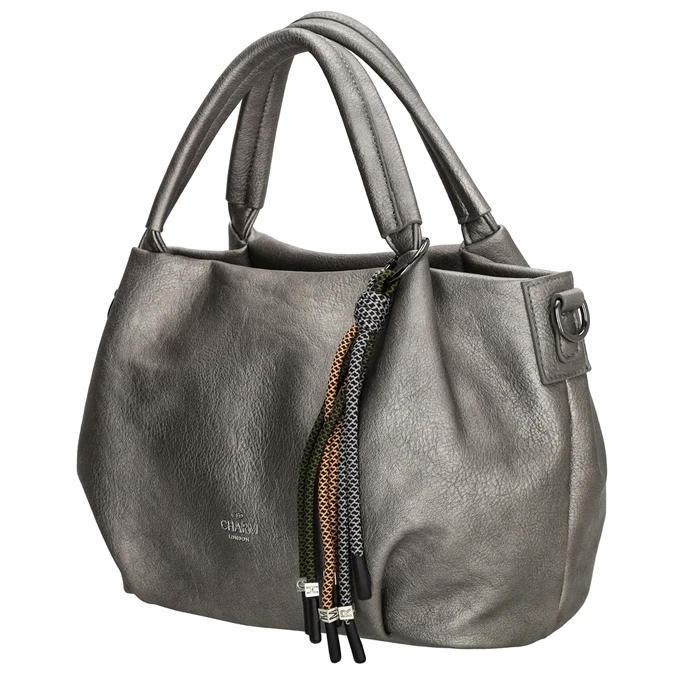 Charm London Tottenham Handtas Pewter 6 Charm London Tottenham Handtas Pewter - Afbeelding 4