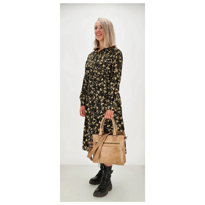 Micmacbags Porto Handtas II Taupe 4 Micmacbags Porto Handtas II Taupe - Afbeelding 2