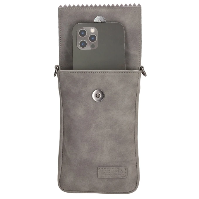 Zebra Trends Lisa Telefoontasje Middengrijs 8 Zebra Trends Lisa Telefoontasje Middengrijs - Afbeelding 6