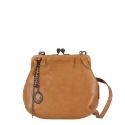 Aunts & Uncles Grandma's Luxury Club Mrs. Fortune Cookie Crossover Bag Caramel