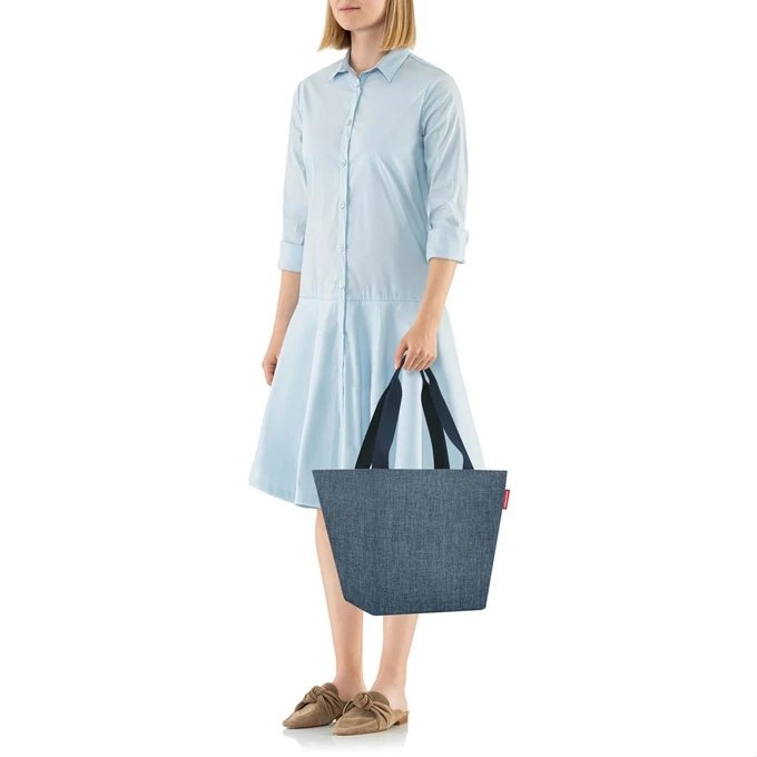 Reisenthel Shopping Shopper M Twist Blue 4 Reisenthel Shopping Shopper M Twist Blue - Afbeelding 2