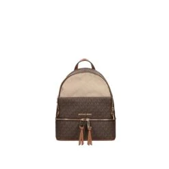 Michael Kors Rhea Zip Backpack Brown -Diverse Tassen image 11444