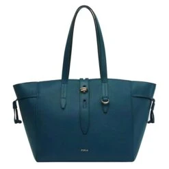 Furla Net Tote M Blu Jay