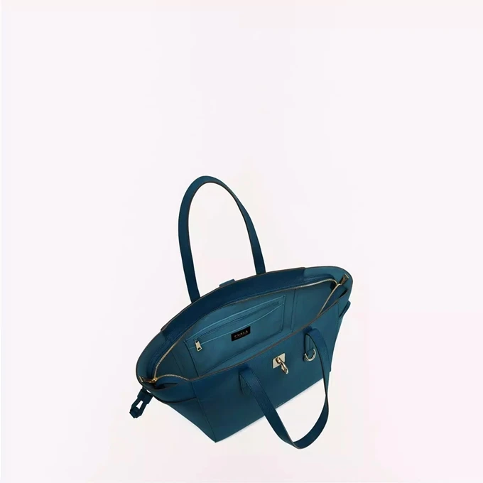Furla Net Tote M Blu Jay 7 Furla Net Tote M Blu Jay - Afbeelding 5