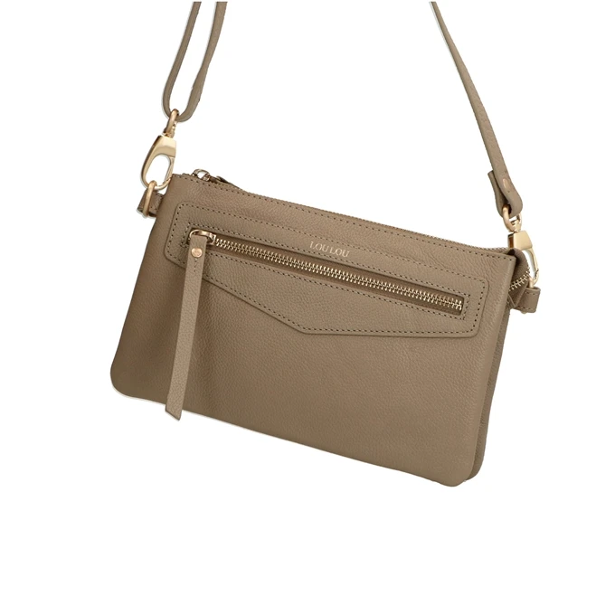 LouLou Essentiels Royal Nappa X-Body Taupe 6 LouLou Essentiels Royal Nappa X-Body Taupe - Afbeelding 4