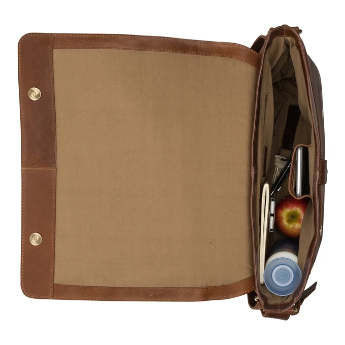 Burkely Vintage Juul Messenger Bag Cognac 9 Burkely Vintage Juul Messenger Bag Cognac - Afbeelding 7