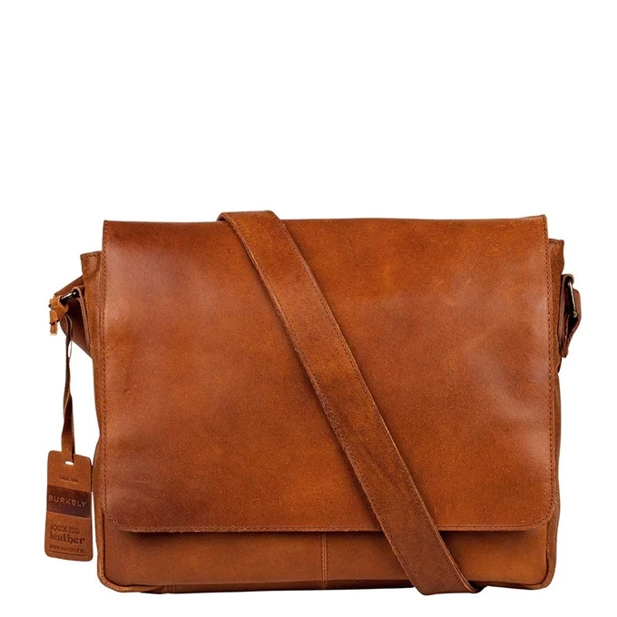 Burkely Vintage Juul Messenger Bag Cognac 11 Burkely Vintage Juul Messenger Bag Cognac - Afbeelding 9