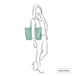 Orta Nova Brescia Shopper Croco Neptune Green 7 Orta Nova Brescia Shopper Croco Neptune Green -Diverse Tassen image 11598