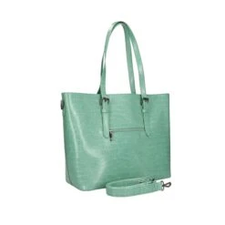 Orta Nova Brescia Shopper Croco Neptune Green 8 Orta Nova Brescia Shopper Croco Neptune Green -Diverse Tassen image 11599