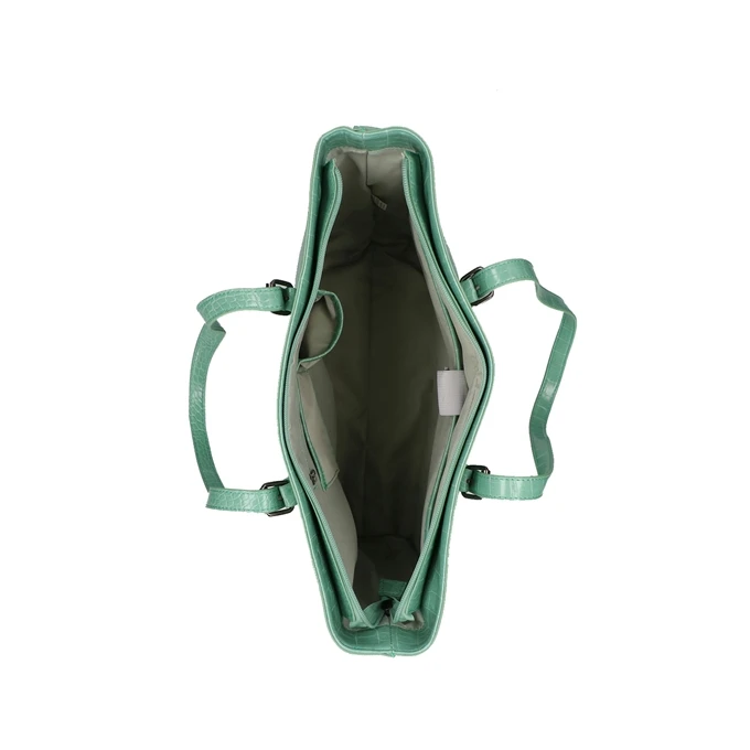 Orta Nova Brescia Shopper Croco Neptune Green 6 Orta Nova Brescia Shopper Croco Neptune Green - Afbeelding 4