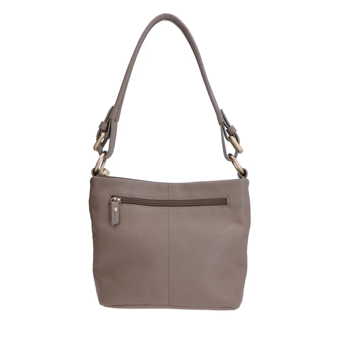 LouLou Essentiels Royal Nappa Shoulderbag Taupe 8 LouLou Essentiels Royal Nappa Shoulderbag Taupe - Afbeelding 6