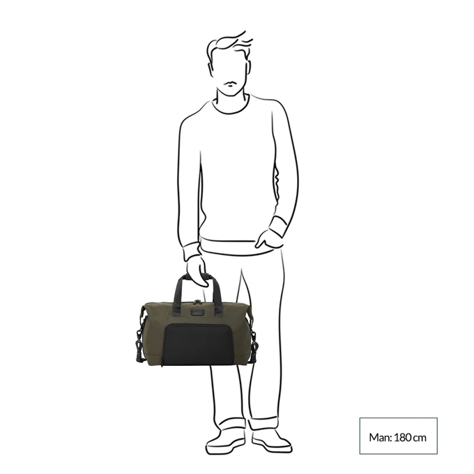 Tumi Alpha Double EXPansion Satchel Olive Night 4 Tumi Alpha Double EXPansion Satchel Olive Night - Afbeelding 2