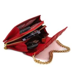 MÔSZ Kris Crossbody Phonebag Quilted Red 13 MÔSZ Kris Crossbody Phonebag Quilted Red -Diverse Tassen image 11692