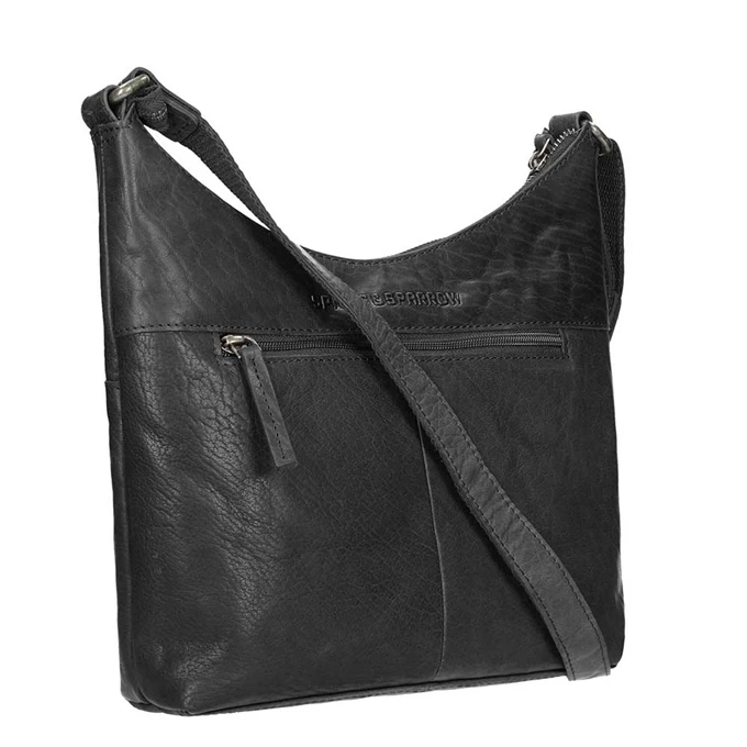 Spikes & Sparrow Bronco Dames Casual Schoudertas Black 5 Spikes & Sparrow Bronco Dames Casual Schoudertas Black - Afbeelding 3