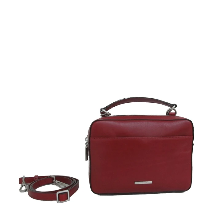 Claudio Ferrici Classico Handbag Red IV 4 Claudio Ferrici Classico Handbag Red IV - Afbeelding 2