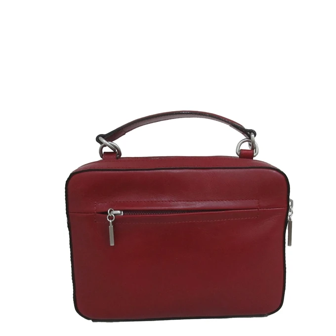 Claudio Ferrici Classico Handbag Red IV 6 Claudio Ferrici Classico Handbag Red IV - Afbeelding 4