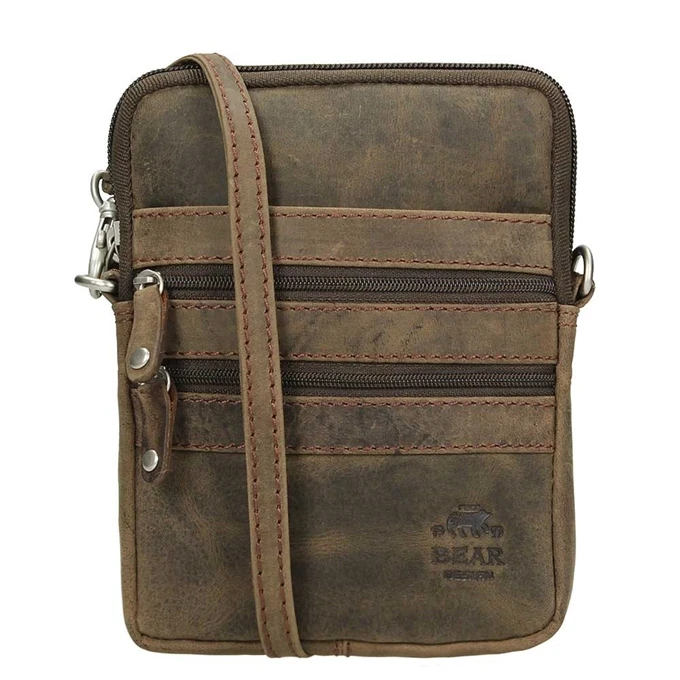 Bear Design Dark Nature Schoudertas XS Brown 3 Bear Design Dark Nature Schoudertas XS Brown