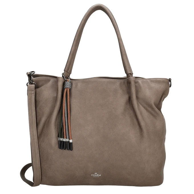 Charm London Tottenham Shopper II Taupe 3 Charm London Tottenham Shopper II Taupe