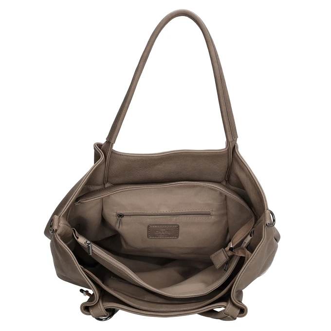 Charm London Tottenham Shopper II Taupe 8 Charm London Tottenham Shopper II Taupe - Afbeelding 6