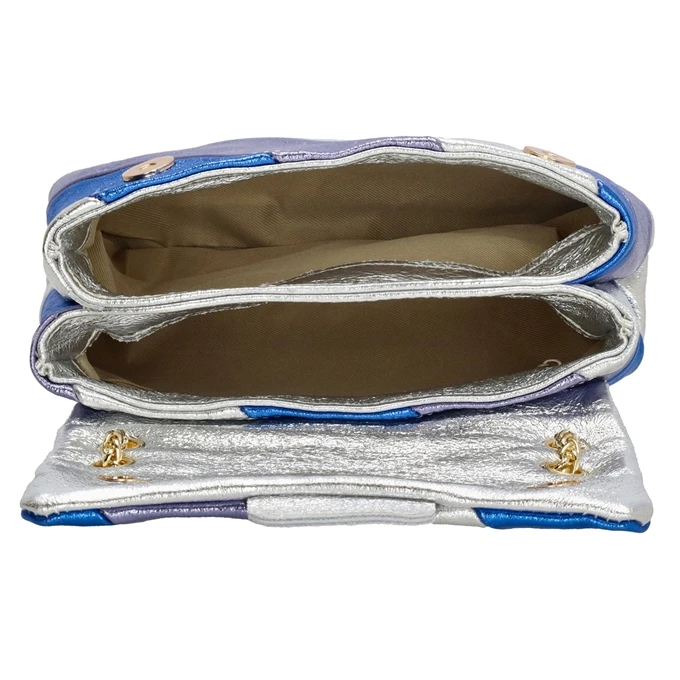 Charm London Elise Schoudertas Blauw 7 Charm London Elise Schoudertas Blauw - Afbeelding 5