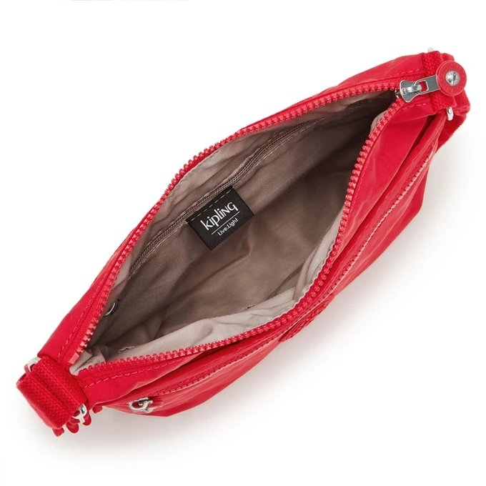 Kipling Arto Schoudertas Red Rouge 5 Kipling Arto Schoudertas Red Rouge - Afbeelding 3