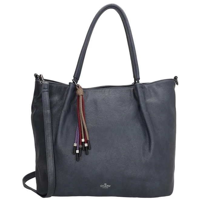 Charm London Tottenham Shopper II Navy 3 Charm London Tottenham Shopper II Navy