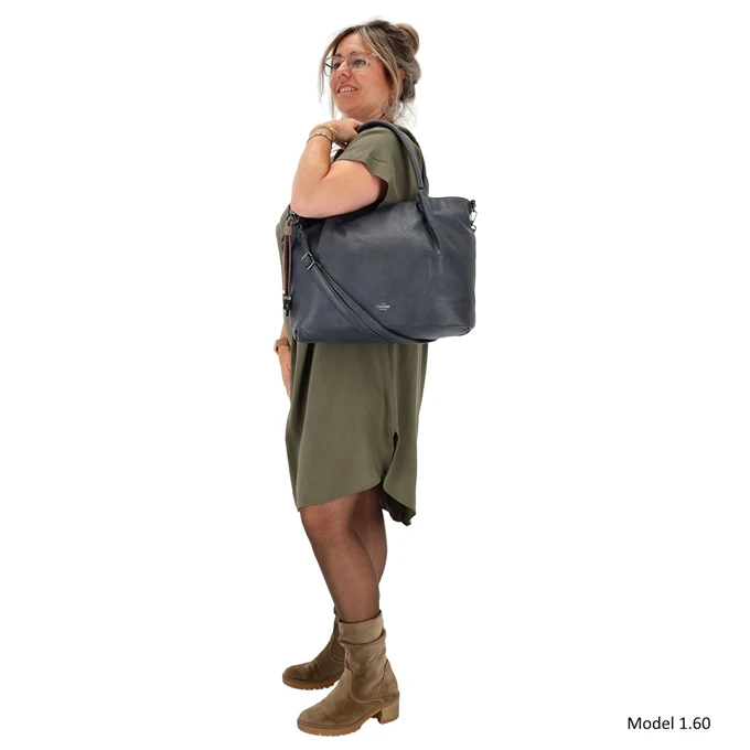 Charm London Tottenham Shopper II Navy 4 Charm London Tottenham Shopper II Navy - Afbeelding 2