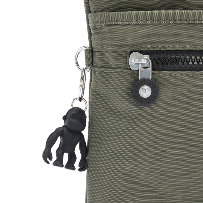 Kipling Arto Crossbody Schoudertas Green Moss 7 Kipling Arto Crossbody Schoudertas Green Moss - Afbeelding 5