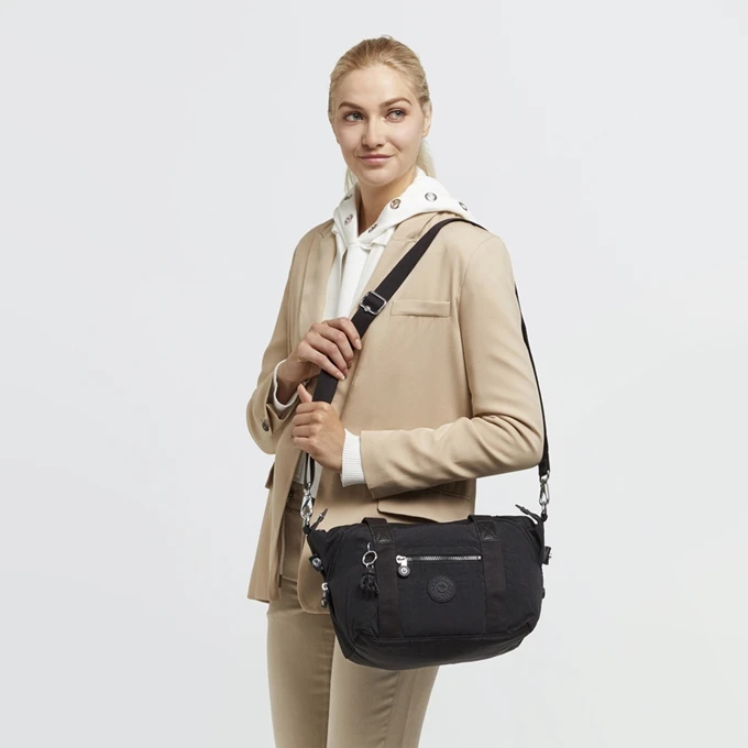 Kipling Art Handtas Mini Black Noir 4 Kipling Art Handtas Mini Black Noir - Afbeelding 2