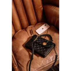 MÔSZ Kris Bag L Crossbody Quilted Black -Diverse Tassen image 12039