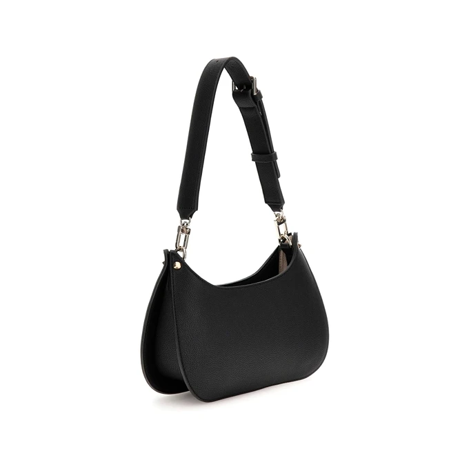 Guess Meridian Mini Tp Zp Shouldr Bg Black 4 Guess Meridian Mini Tp Zp Shouldr Bg Black - Afbeelding 2