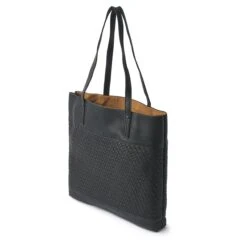 DR Amsterdam Tampa Braided Shopper Black -Diverse Tassen image 12166