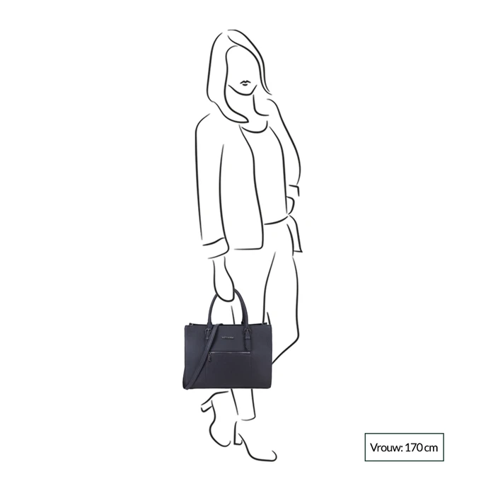 Wimona Natalia Handtas Donkerblauw 4 Wimona Natalia Handtas Donkerblauw - Afbeelding 2