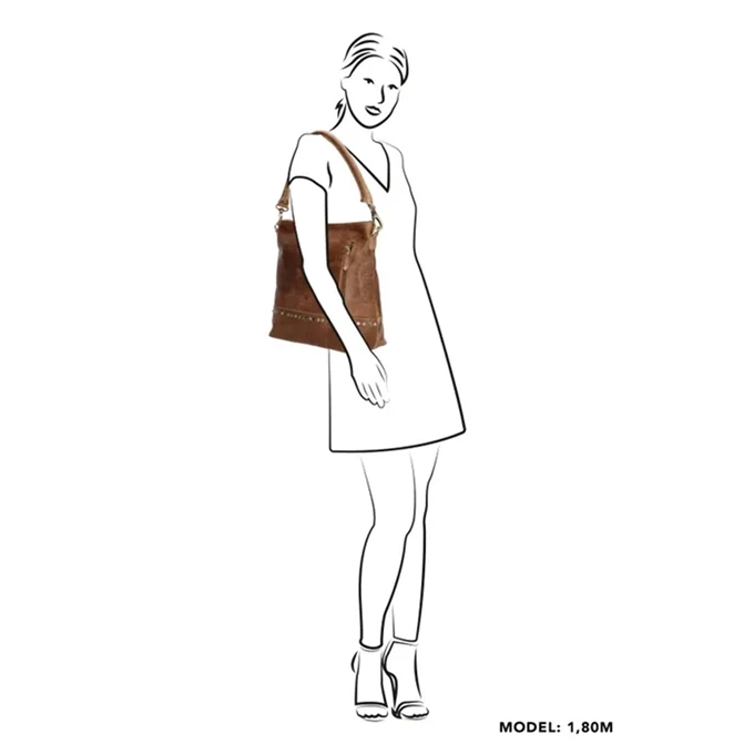 Micmacbags Masterpiece Schoudertas Camel 4 Micmacbags Masterpiece Schoudertas Camel - Afbeelding 2