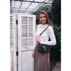 Charm London Belleville Schoudertas Zwart-zilver -Diverse Tassen image 12412