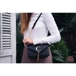 Charm London Belleville Schoudertas Zwart-zilver -Diverse Tassen image 12413