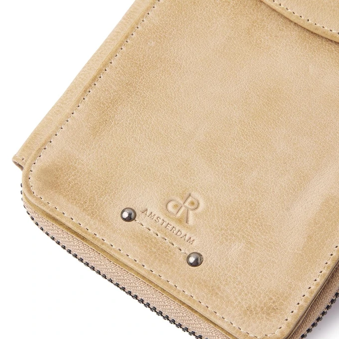 DR Amsterdam Tampa Schoudertas / Portemonnee Beige 6 DR Amsterdam Tampa Schoudertas / Portemonnee Beige - Afbeelding 4