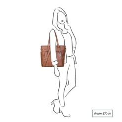 Wimona Evelina Schoudertas Taupe -Diverse Tassen image 12457